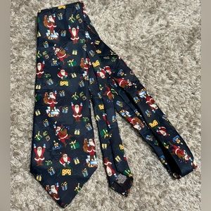 EUC- HOHO Holiday Santa Necktie